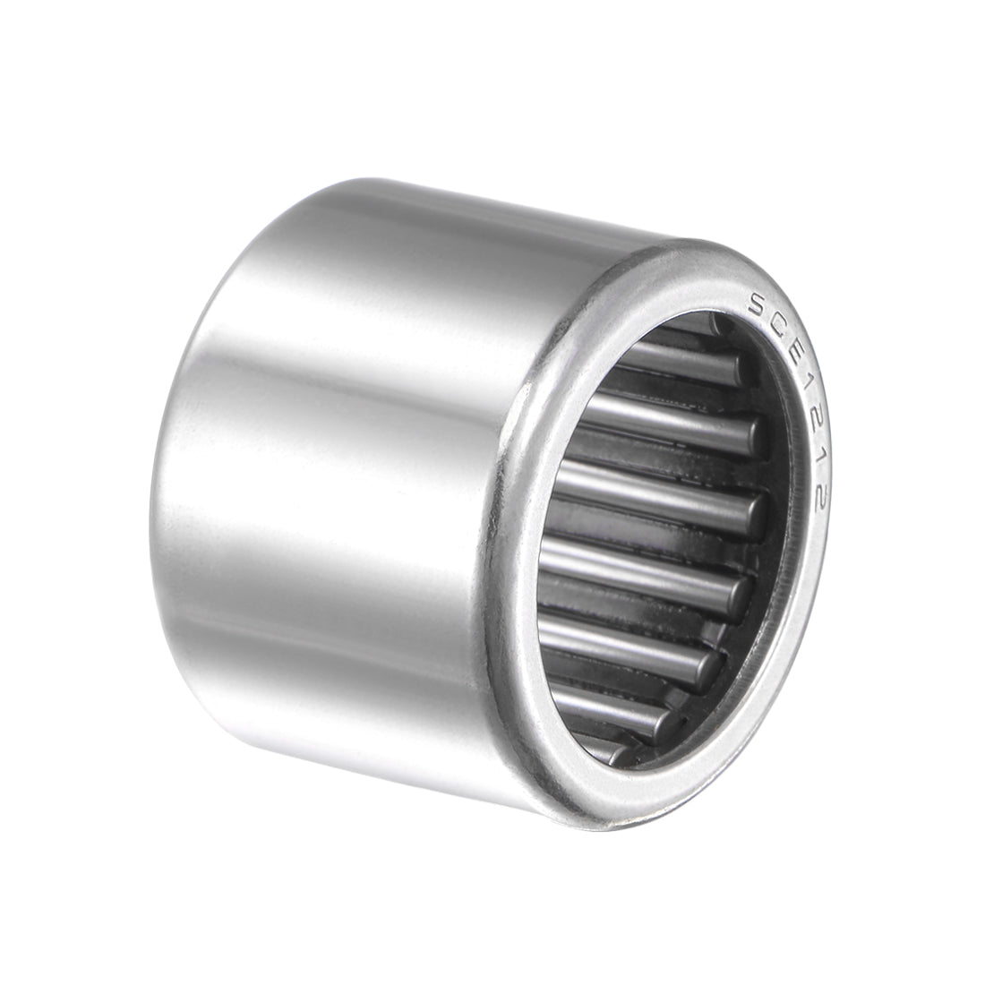 uxcell Uxcell Needle Roller Bearings, Open End, Stamping Steel Drawn Cup Chrome Steel Rollers, Inch