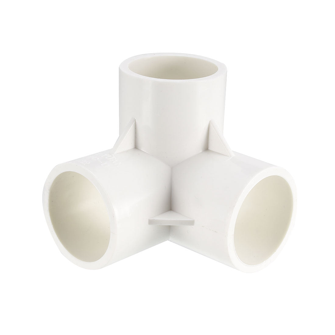 uxcell Uxcell 3-Way Elbow PVC Fitting, 32mm Socket, Tee Corner Fittings White