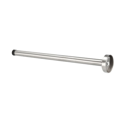 Harfington Uxcell Door Stopper 201 Stainless Steel with Sound Dampening Rubber Bumper - Wall Mount Door Holder w Hardware Screws, Brushed Finish, 300mm Height