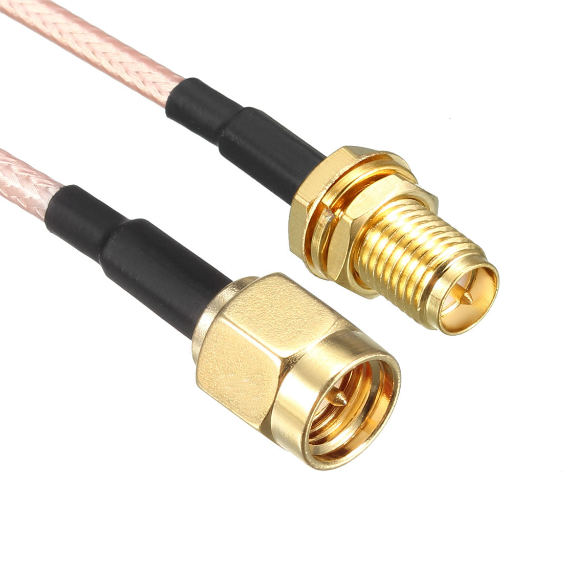 uxcell Uxcell RF Koaxialkabel Verbinden Draht RG-316, RP-SMA Buchse auf SMA Stecker 80cm