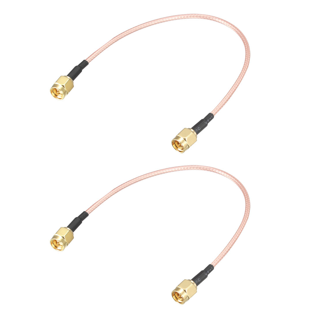 uxcell Uxcell 2Stk. RF koaxiales Kabel Verbinder Koaxialleitung RG-316 SMA Stecker zum SMA Stecker 20cm