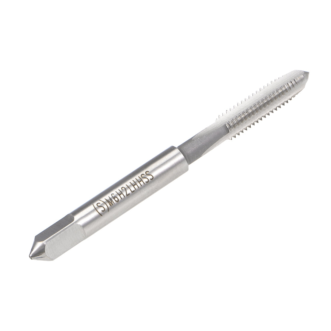 uxcell Uxcell Metric Machine Tap Left M6 Thread 1 Pitch H2 Accuracy 3 Flutes High Speed Steel