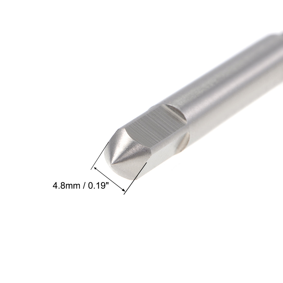 uxcell Uxcell Metric Machine Tap Left M6 Thread 1 Pitch H2 Accuracy 3 Flutes High Speed Steel