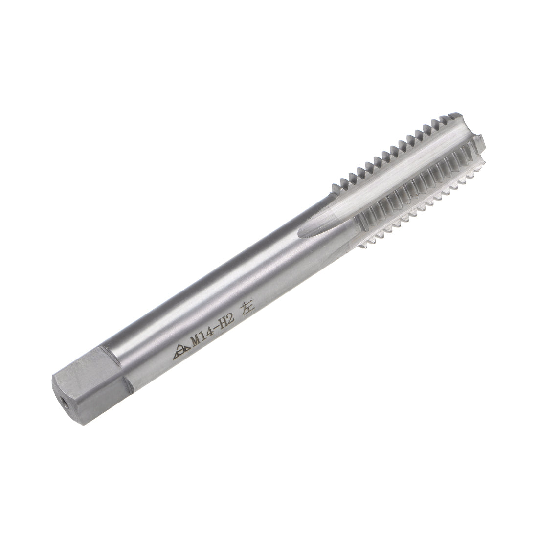 uxcell Uxcell Metric Machine Tap Left M14 Thread 2 Pitch H2 4 Flutes High Speed Steel