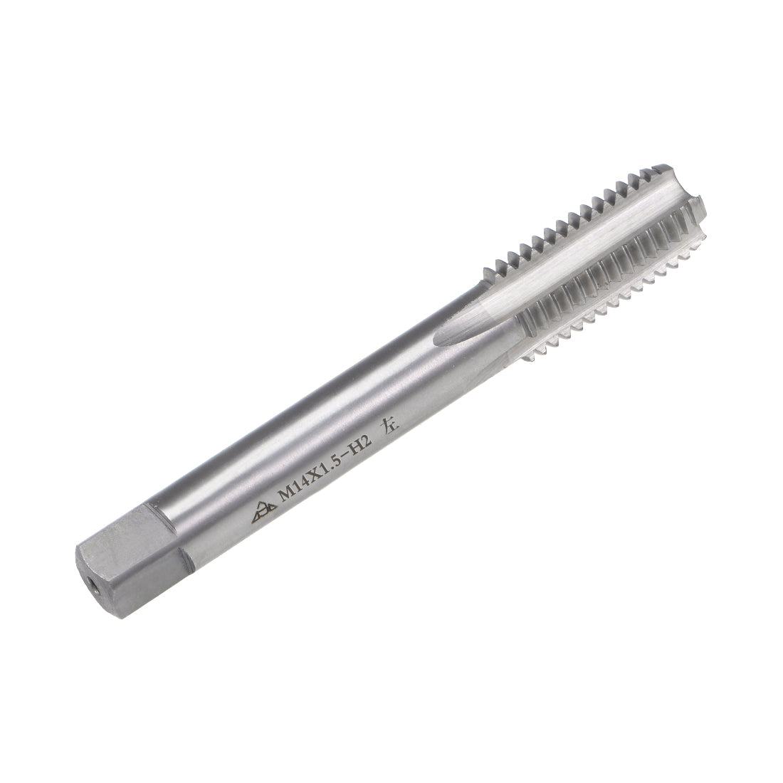 uxcell Uxcell Metric Machine Tap Left M14 Thread 1.5 Pitch H2 4 Flutes High Speed Steel