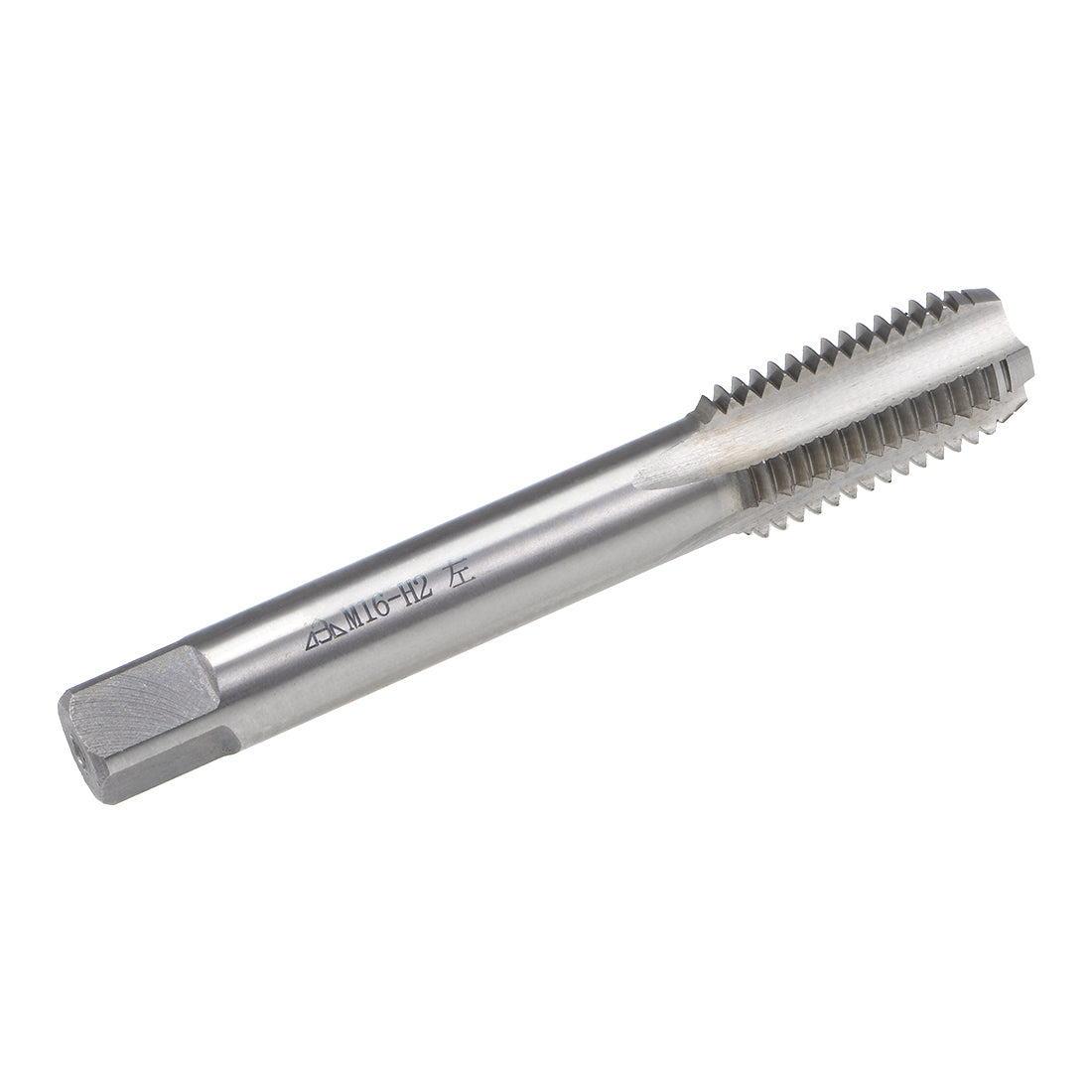 uxcell Uxcell Metric Machine Tap Left M16 Thread 2 Pitch H2 4 Flutes High Speed Steel