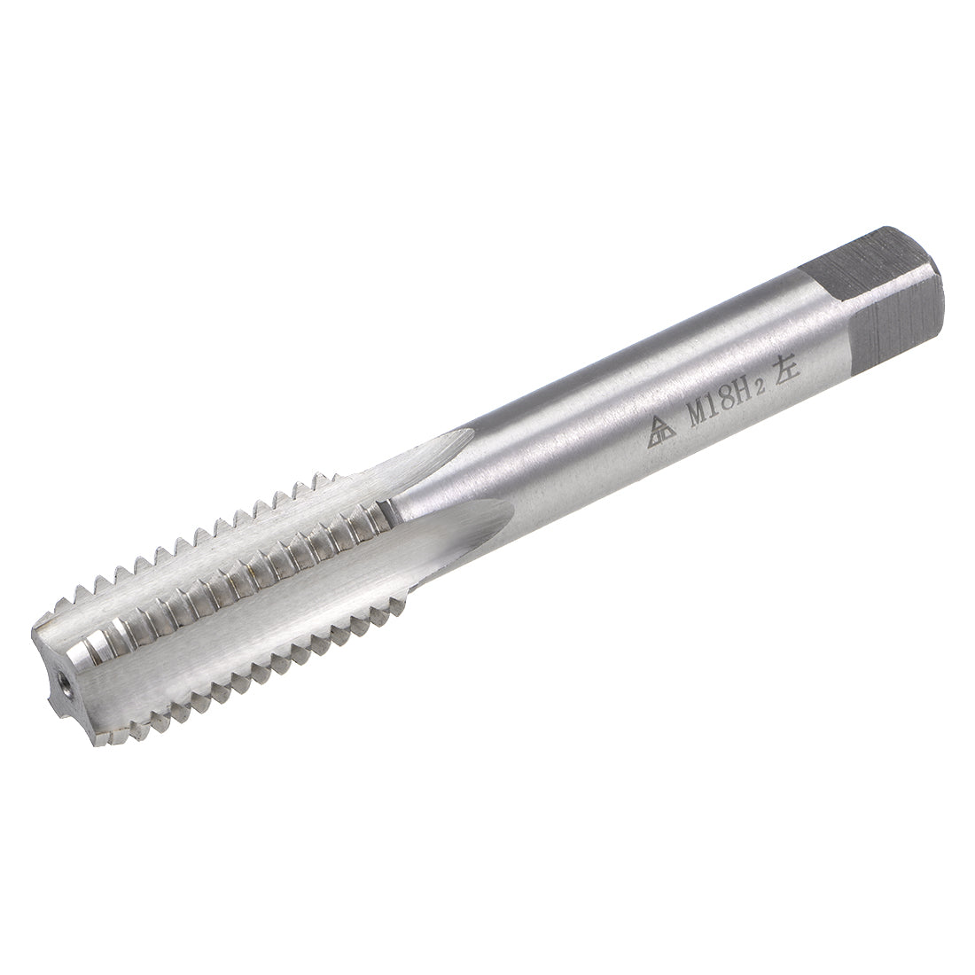 uxcell Uxcell Metric Machine Tap Left M18 Thread 2.5 Pitch H2 4 Flutes High Speed Steel