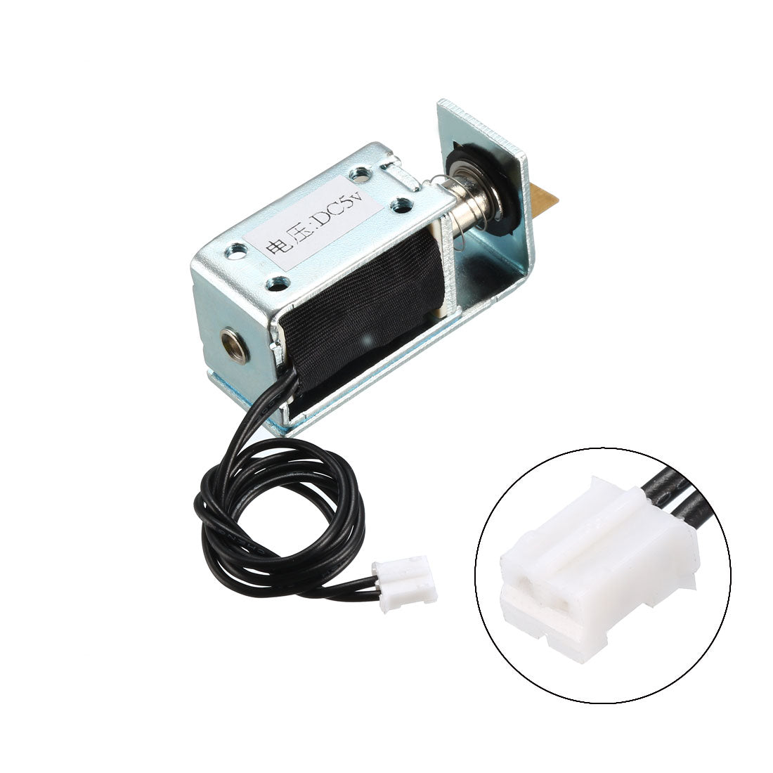 uxcell Uxcell DC5V Push Type Electromagnetic Solenoid Lock, Open Frame, for Electirc Door Lock