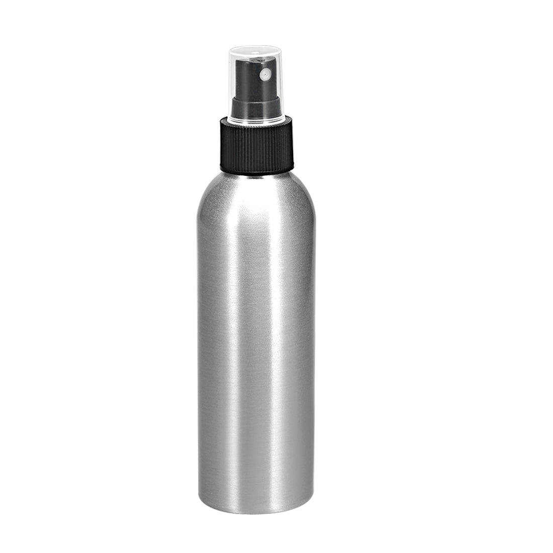 uxcell Uxcell 5oz/150ml Aluminium Spray Bottle with Black Fine Mist Sprayer, Empty Refillable Container Travel Bottle