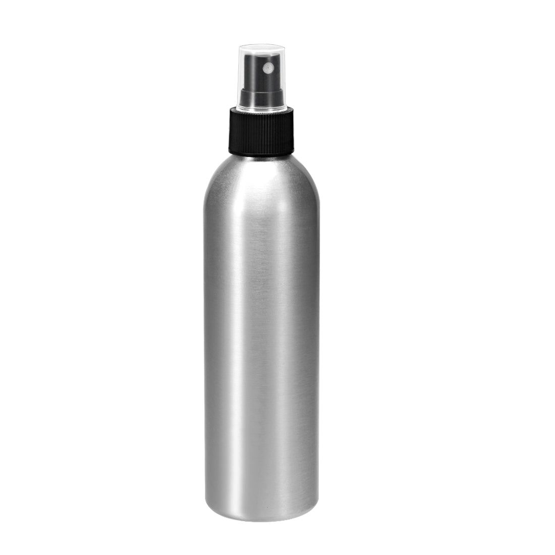 uxcell Uxcell 8.5oz/250ml Aluminium Spray Bottle with Black Fine Mist Sprayer, Empty Refillable Container Travel Bottle