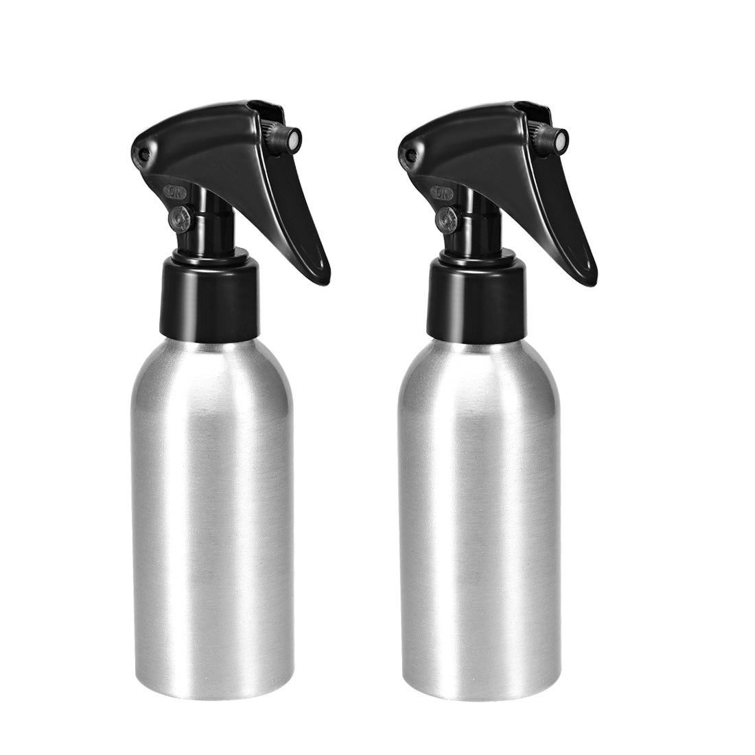 uxcell Uxcell 2pcs 3oz/100ml Aluminium Spray Bottle with Fine Mist Sprayer, Empty Refillable Container Travel Bottle