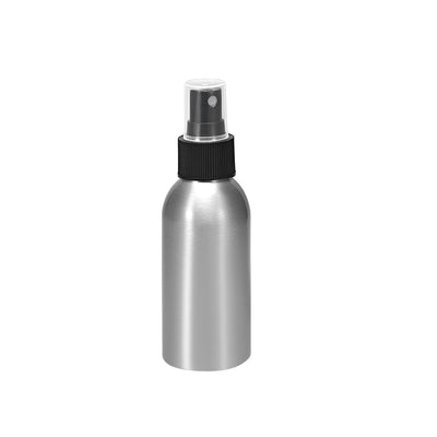 Harfington Uxcell 1.7oz/50ml Aluminium Spray Bottle with Black Fine Mist Sprayer, Empty Refillable Container Travel Bottle