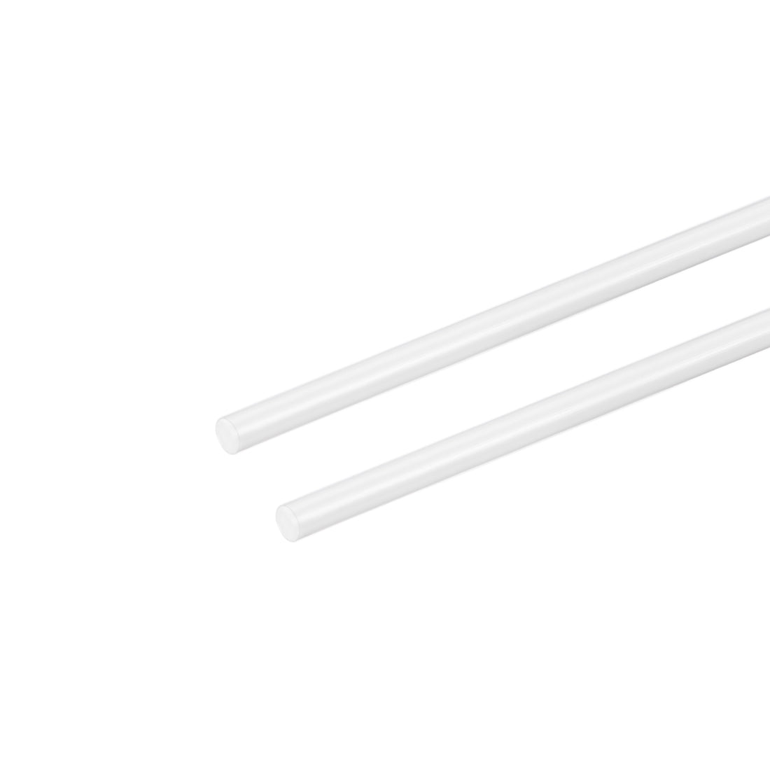 uxcell Uxcell 3mm × 20" ABS Plastic Round Bar Rod for Architectural Model Making DIY 2pcs