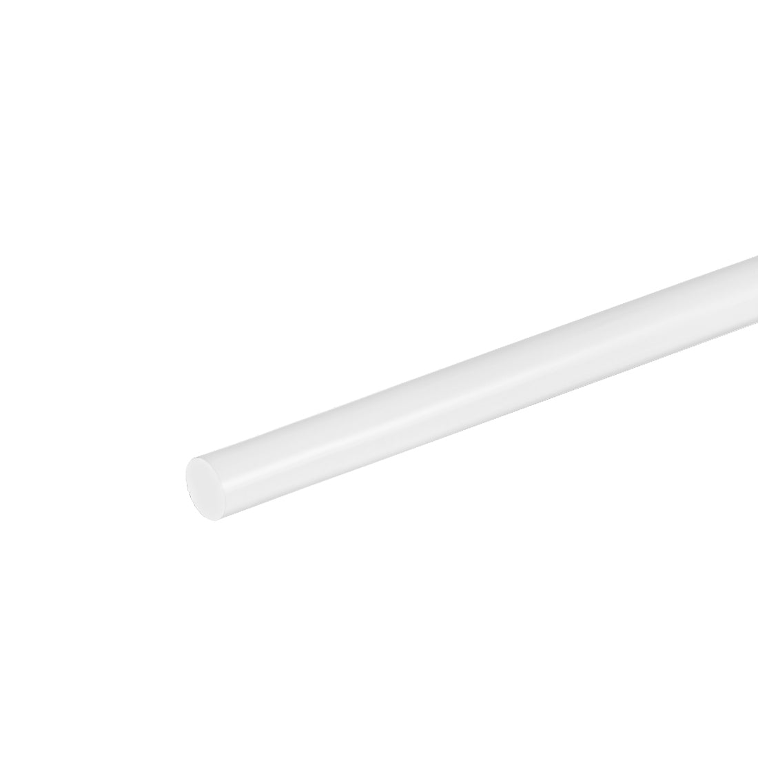 uxcell Uxcell 5mm × 20" ABS Plastic Round Bar Rod for Architectural Model Making DIY White