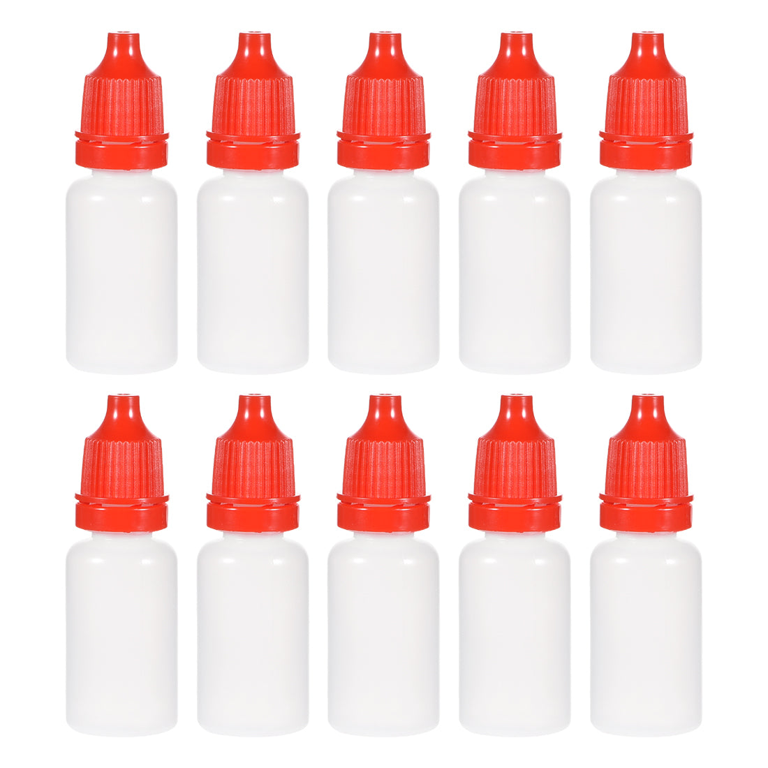 uxcell Uxcell Plastic Dropper Bottle, 10ml/0.34oz Liquid Dropper Bottle, Green 50pcs