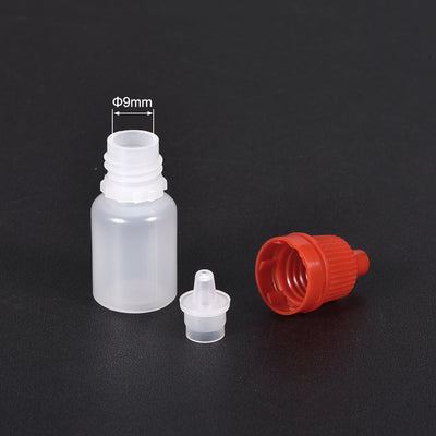 Harfington Uxcell 5ml/0.17 oz Empty Squeezable Dropper Bottle 48pcs