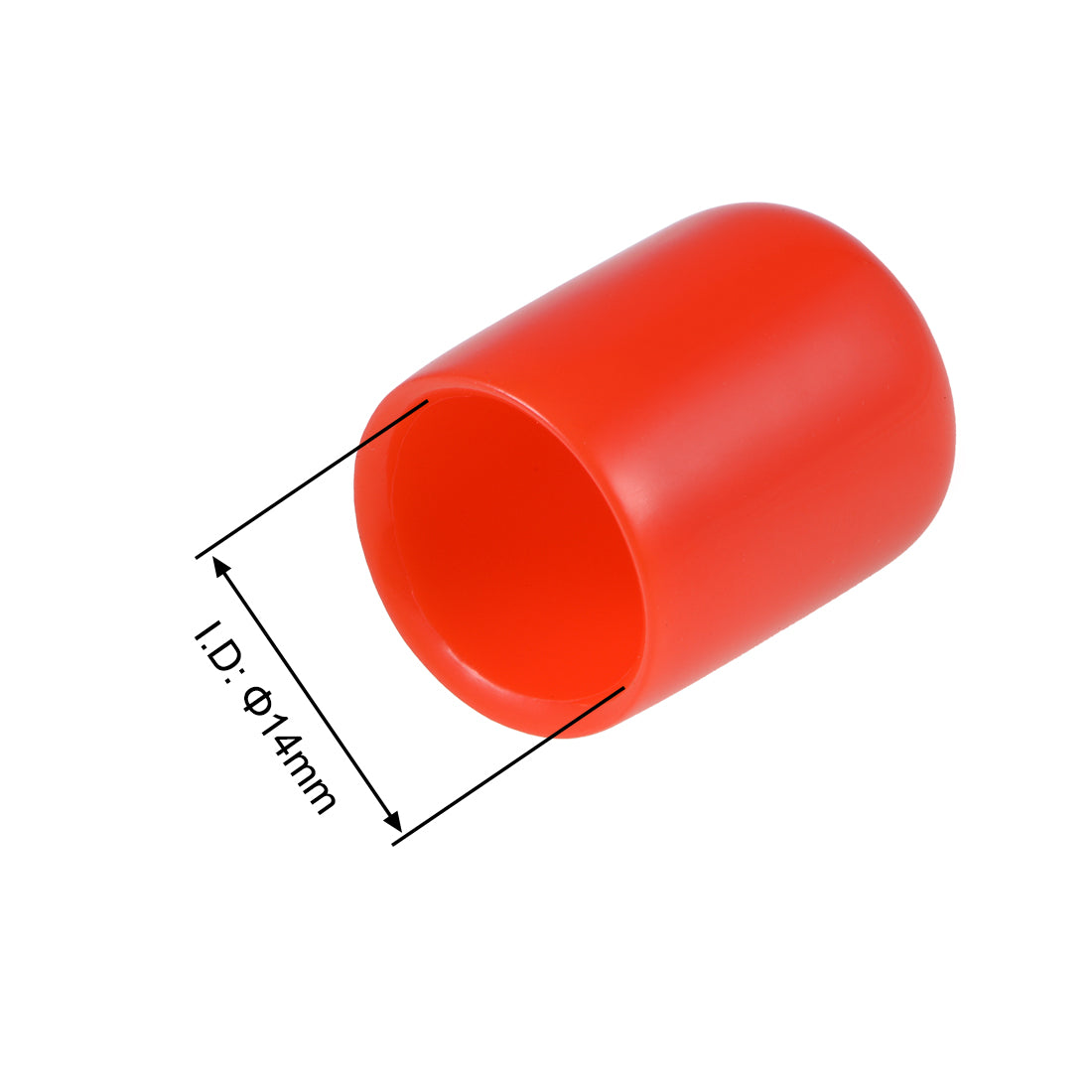 uxcell Uxcell Rubber End Caps Vinyl Round Tube Bolt Cap Cover Thread Protectors