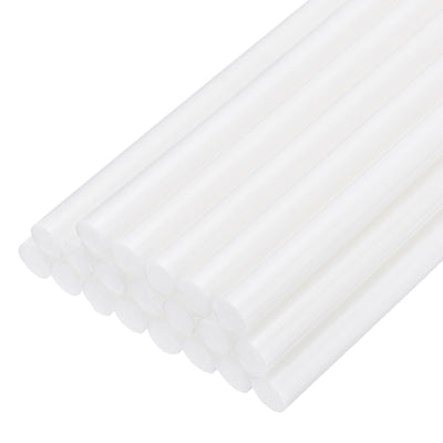 Harfington Uxcell Hot Melt Glue Gun Sticks, 250mm Long x 7mm Diameter,Compatible with Most Glue Guns, Perfect for DIY Craft Projects and Sealing,White,20pcs