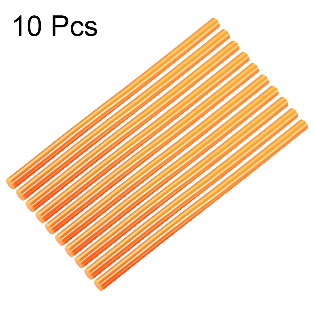 uxcell Uxcell Hot Melt Glue Gun Sticks, 250mm Long x 11mm Diameter,for Most Glue Guns, Perfect for DIY Craft Projects and Sealing,Orange,10pcs