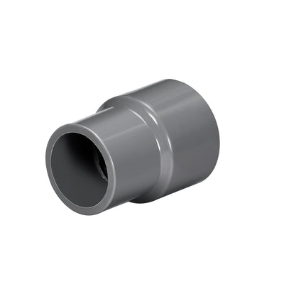 Harfington Uxcell 25mm x 20mm PVC Reducing Coupling Hub by Hub, DWV Pipe Fitting, Gray 2Pcs