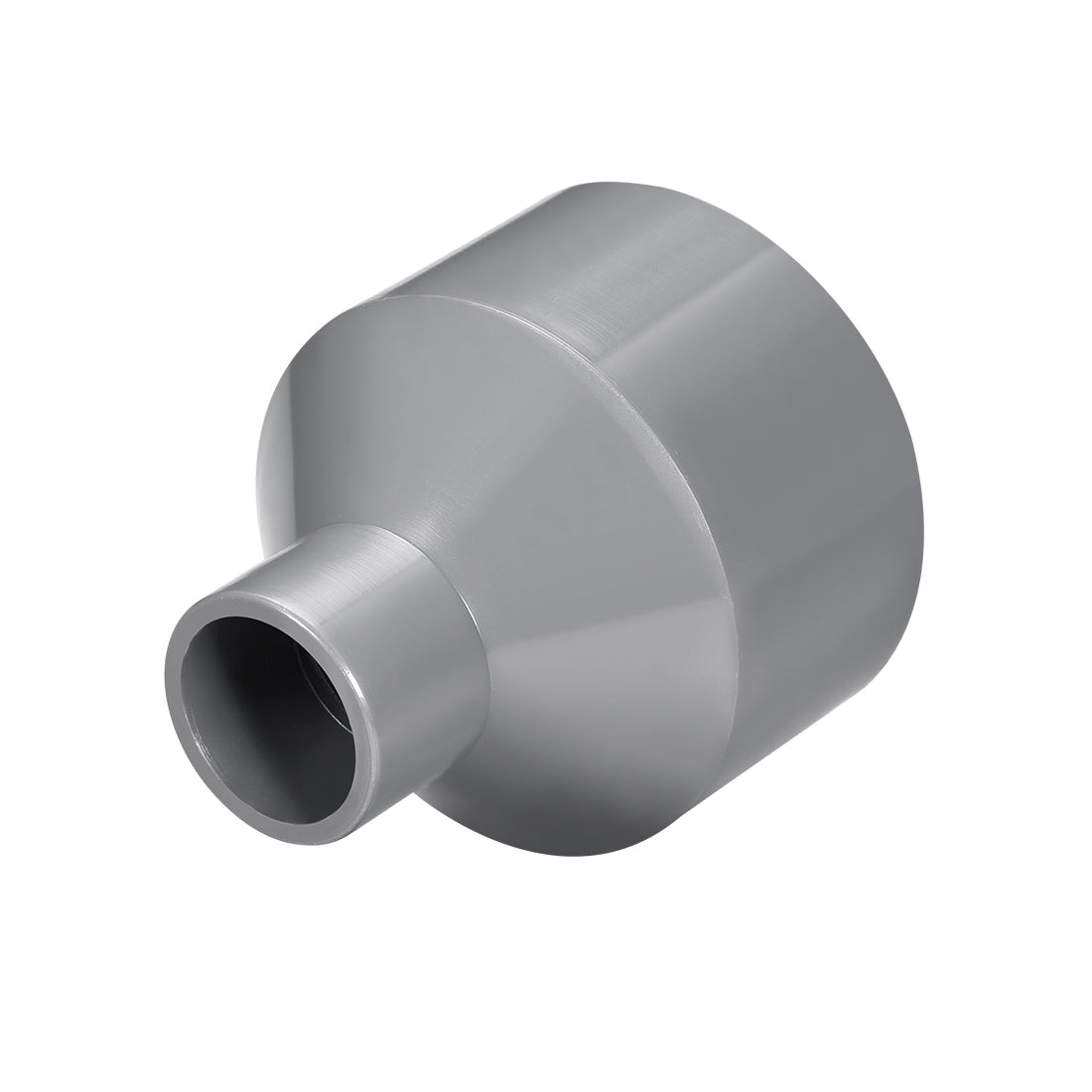 uxcell Uxcell 63mm x 25mm PVC Reducing Coupling Hub by Hub, DWV Pipe Fittings Gray