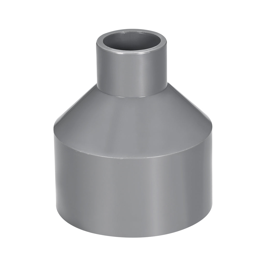 uxcell Uxcell 75mm x 32mm PVC Reducing Coupling Hub by Hub, DWV Pipe Fittings Gray