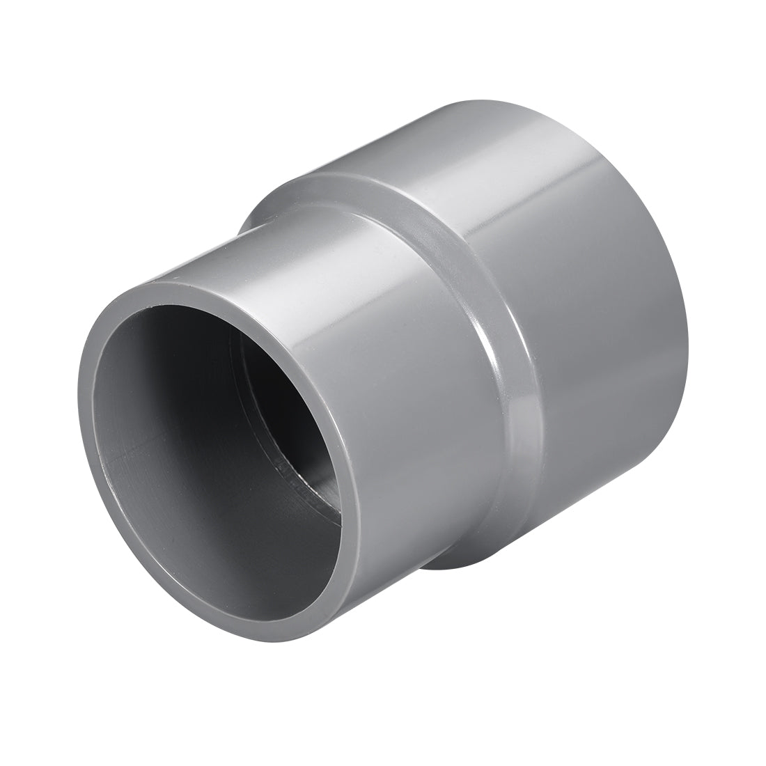 uxcell Uxcell 75mm x 63mm PVC Reducing Coupling Hub by Hub, DWV Pipe Fittings Gray