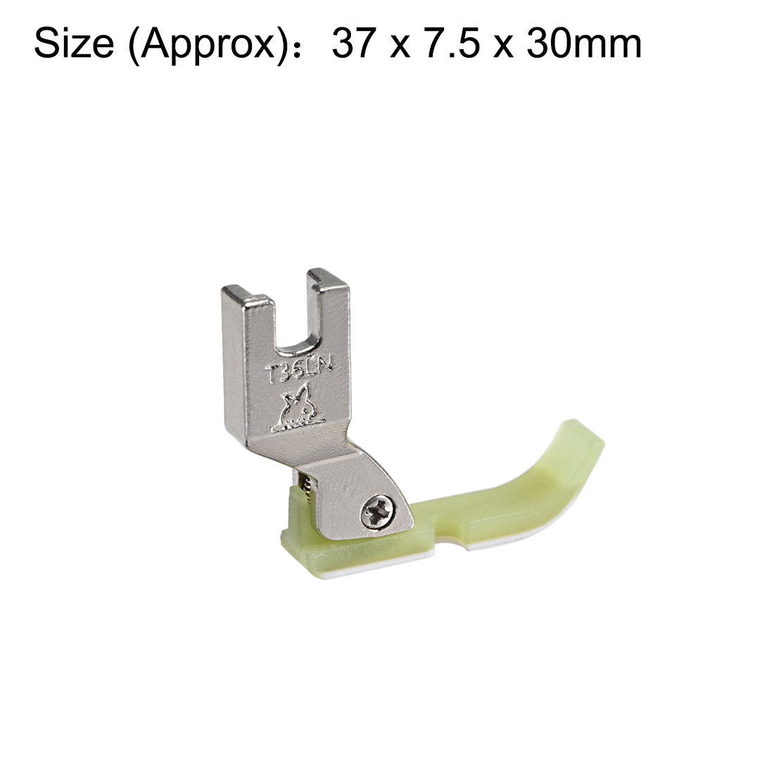 uxcell Uxcell #T36LN Narrow Zipper Foot with Plastic Bottom Suitable for Most of Industrial Sewing Machines