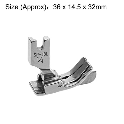 Harfington Uxcell #SP-18L Industrial Sewing Machine Hinged Presser Foot  with Left Guide 1/4" (6mm)