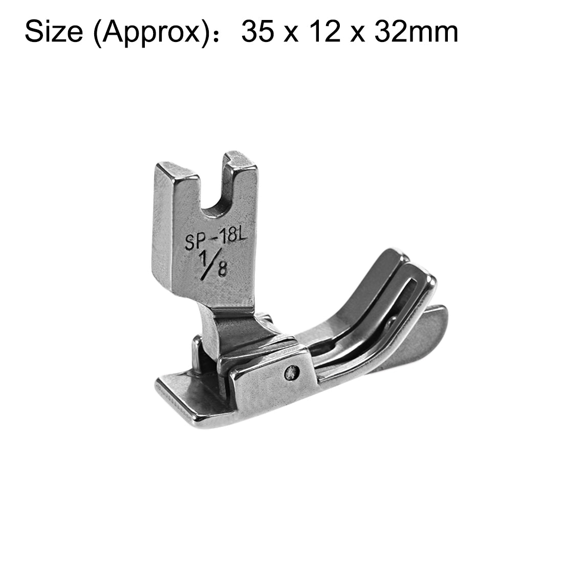 uxcell Uxcell #SP-18L Industrial Sewing Machine Hinged Presser Foot  with Left Guide 1/8" (3mm)
