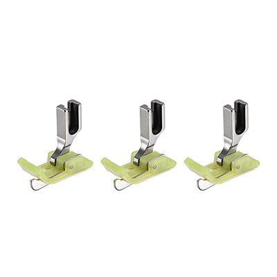 Harfington Uxcell #SP-18 Industrial Sewing Machine Hinged Presser Foot with Right Guide 1/4" (6mm) Green 3pcs