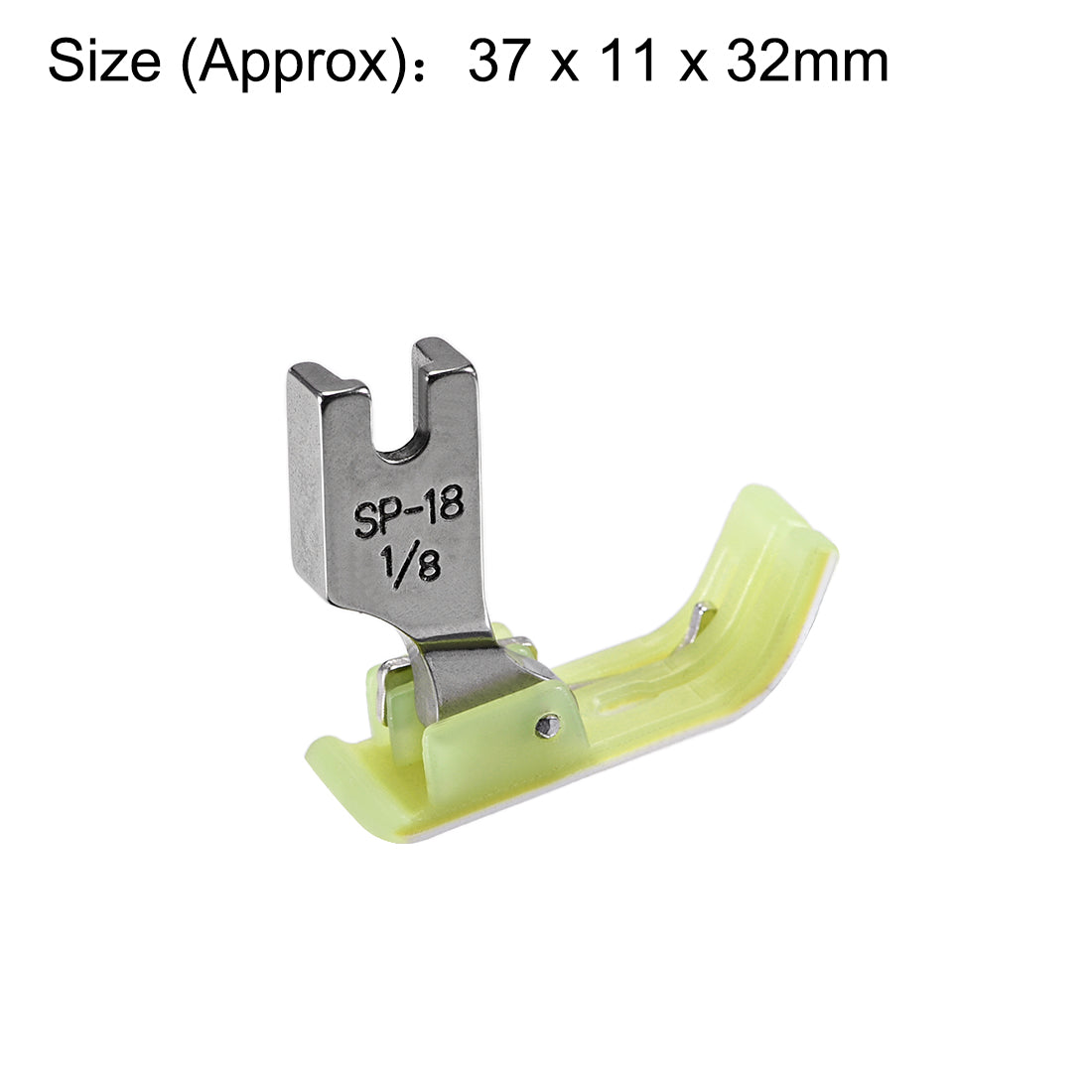 uxcell Uxcell #SP-18 Industrial Sewing Machine Hinged Presser Foot with Right Guide 1/8" (3mm) Green