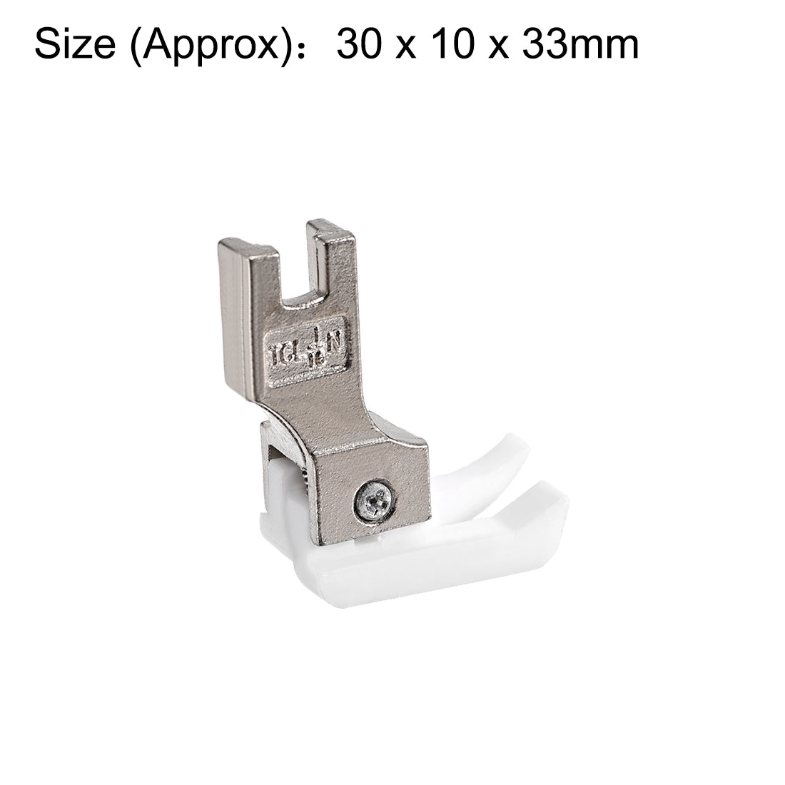 uxcell Uxcell 1/16" Left Side Edge Guide Compensating Presser Foot for Single Needle Industrial Sewing Machines