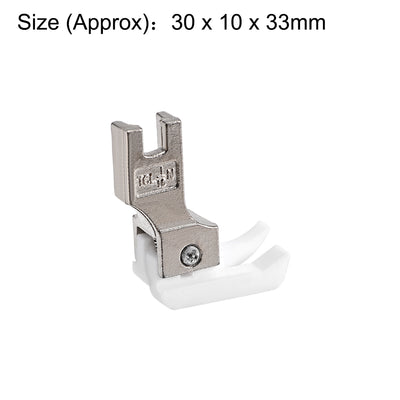 Harfington Uxcell 1/16" Left Side Edge Guide Compensating Presser Foot for Single Needle Industrial Sewing Machines