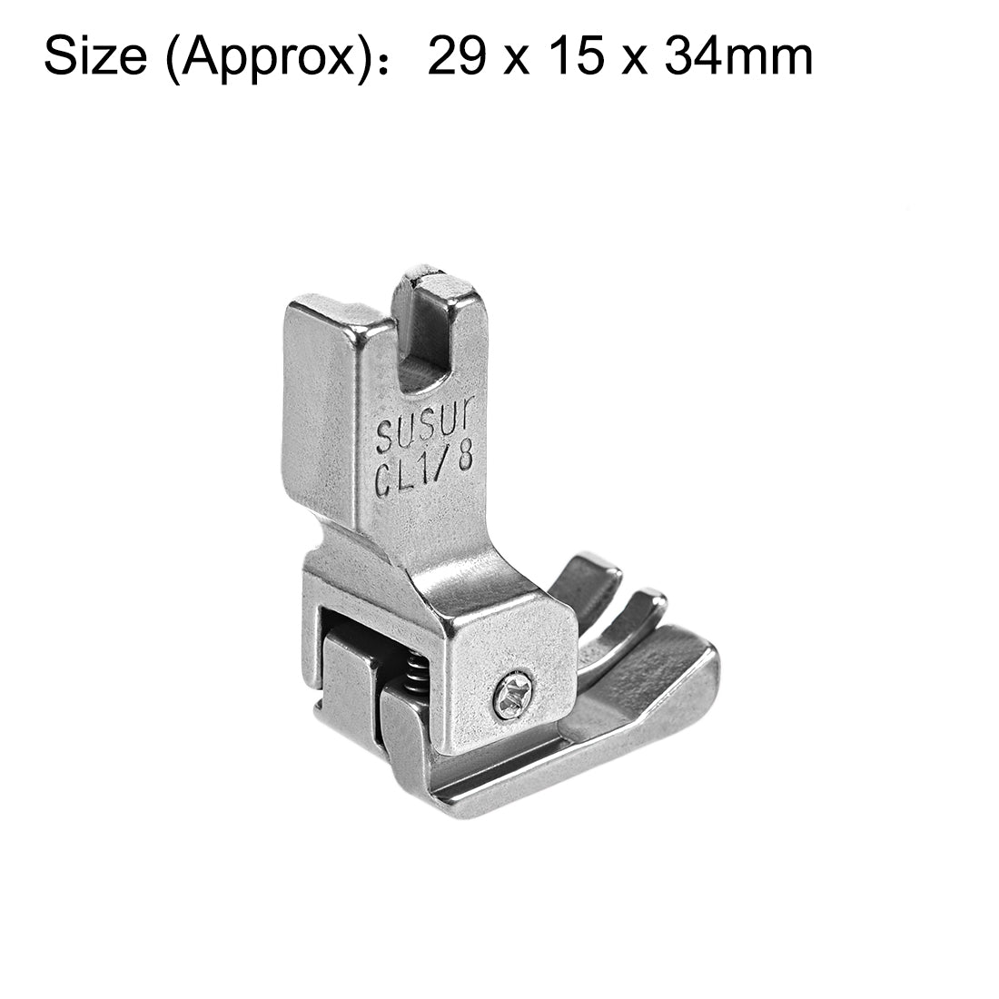 uxcell Uxcell Left Compensating Presser Foot Fit for Industrial Sewing Machines (1/8")