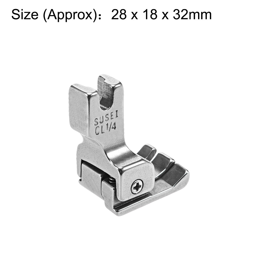 uxcell Uxcell Left Compensating Presser Foot Fit for Industrial Sewing Machines (1/4")