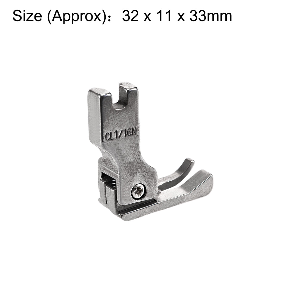 uxcell Uxcell Left Compensating Presser Foot Fit for Industrial Sewing Machines (1/16")