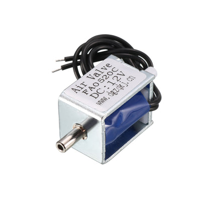 Harfington Uxcell Miniature Magnetventil 2 Wege Normal Geöffnet DC12V 45mA Luft Magnetventil