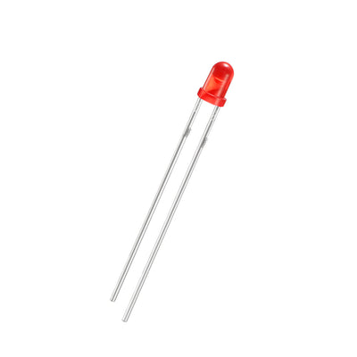 Harfington Uxcell 30pcs 3mm Red LED Diode Lights DC 1.8-2V Bulb Lamps Light Emitting Diode