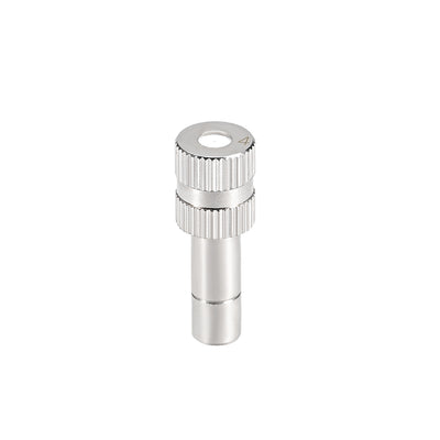 Harfington Uxcell Brass Misting Nozzle 0.016-inch 0.4mm Orifice for 6mm Quick Connector