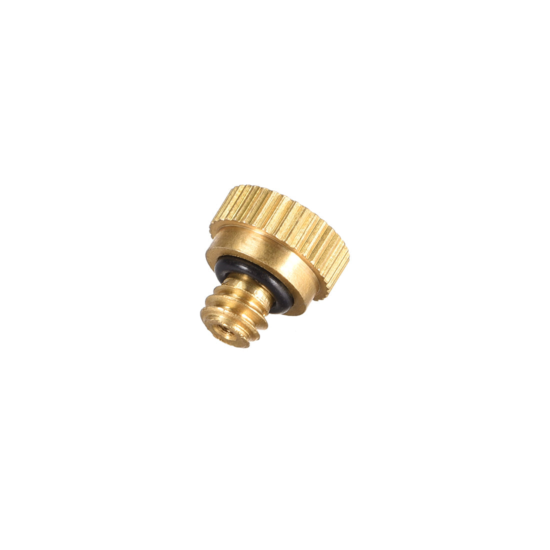 Uxcell Uxcell Brass Misting Nozzle - 10/24 UNC 0.6mm Orifice Dia Replacement Heads for Outdoor Cooling System