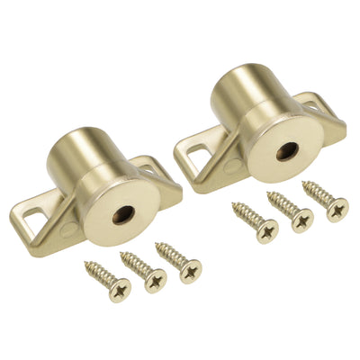 Harfington Uxcell Cabinet Door Magnetic Latch Catch Zinc Alloy with Screws Gold Tone 2pcs