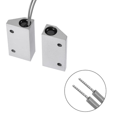 Harfington Uxcell MC-56 NC Rolling Gate Door Contact Magnetic Reed Switch 2Set