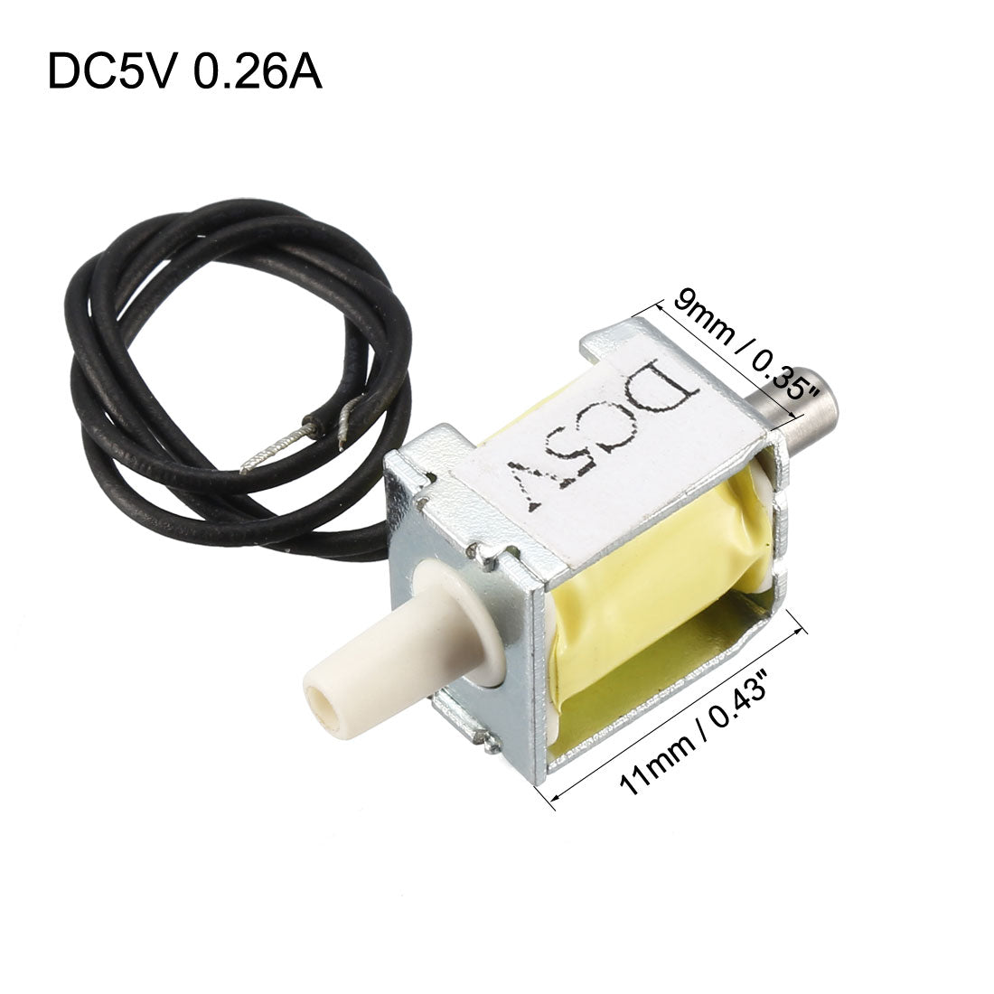 uxcell Uxcell Miniatur Magnetventil 2 Wege normal geschlossen DC6V 0,26A Luftmagnetventil