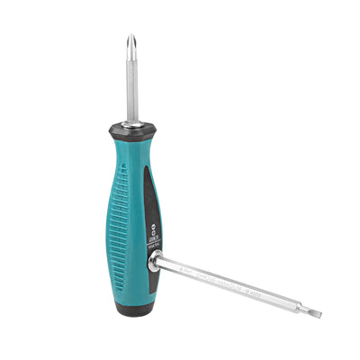 Harfington Uxcell Magnetic Screwdriver 6 in 1 Dual Way Slotted Phillips Comfortable Handle