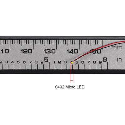 Harfington Uxcell Vorverdrahtete Surface Mounted Devices LED Leuchtdiode mit Widerstand Weiß 5 Stück