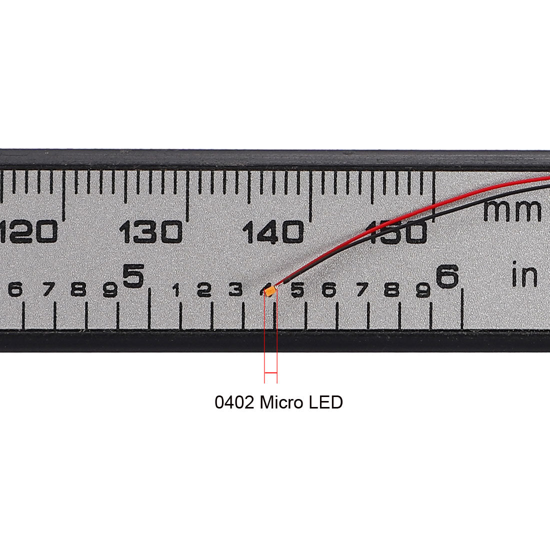 uxcell Uxcell Vorverdrahtete Surface Mounted Devices LED Leuchtdiode mit Widerstand Warmweiß 5 Stück