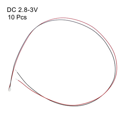 Harfington Uxcell Vorverdrahtete Surface Mounted Devices LED Leuchtdiode - Mini Soldered Light Grün 0.8"x0.5"