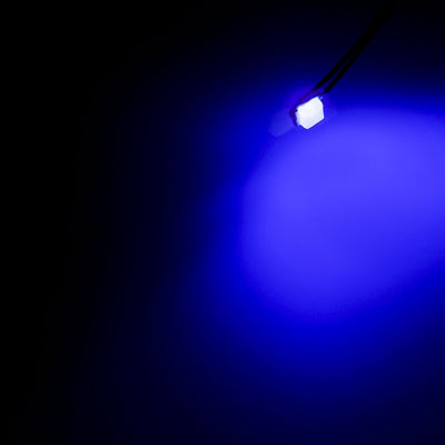 Harfington Uxcell Vorverdrahtetes Surface Mounted Devices LED Leuchtdioden Micro Soldered Leuchten Blau 3 Stück