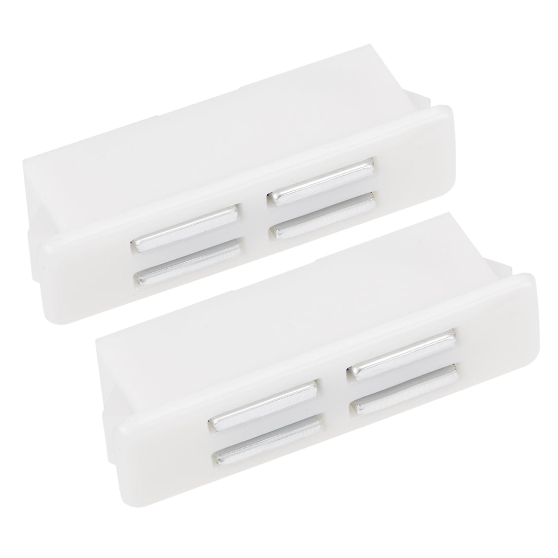 uxcell Uxcell Magnetic Latches Catch Cabinet Door Furniture Hardware Plastic White 2pcs